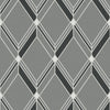 Malibu Brooklyn Diamond Wallpaper - Contemporary Geometric - Mysterious | Malibu Wallpaper