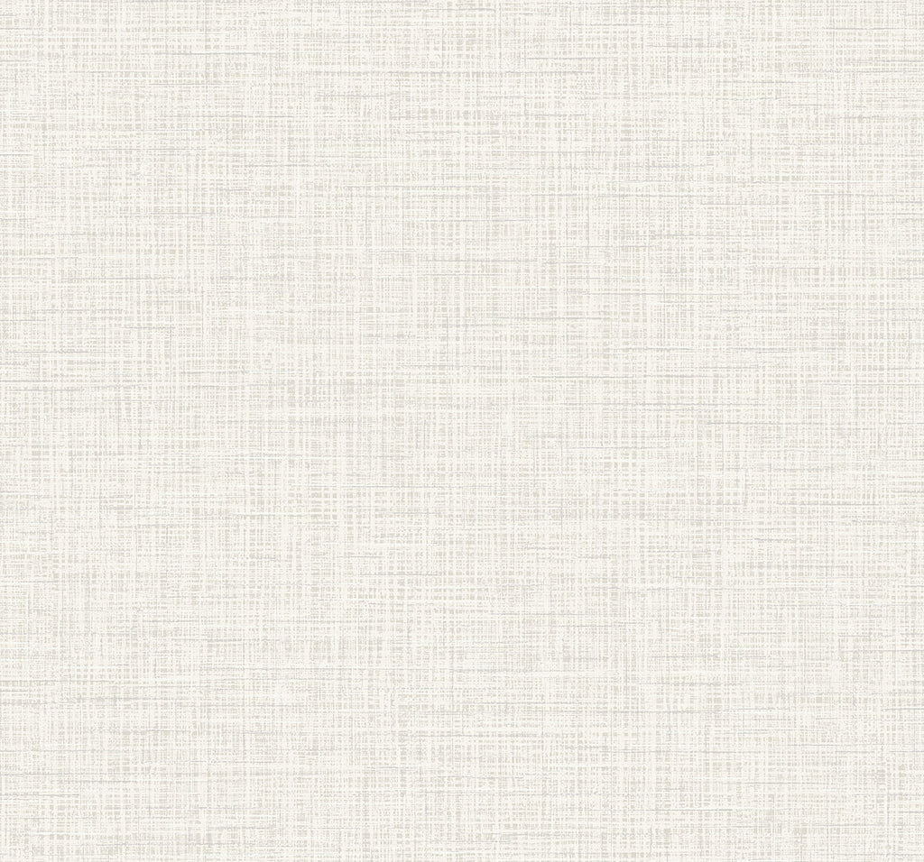 Malibu Glitter Faux Finish Wallpaper - Contemporary Linen - White Linen | Malibu Wallpaper