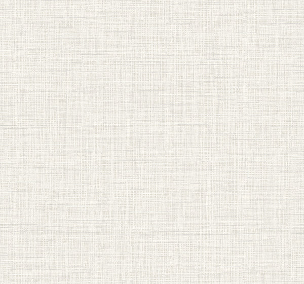 Malibu Glitter Faux Finish Wallpaper - Contemporary Linen - White Linen | Malibu Wallpaper