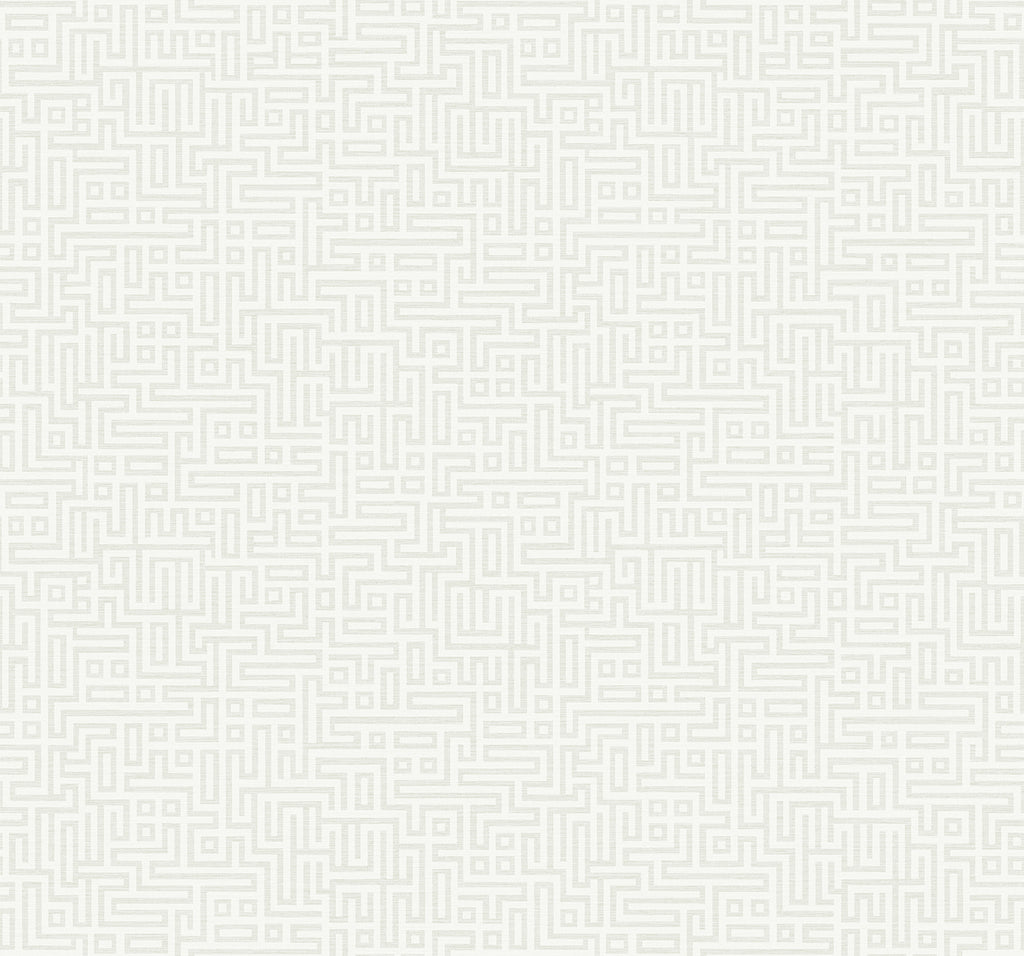 Malibu Rockefellar Maze Wallpaper - Contemporary Geometric - Margalo | Malibu Wallpaper