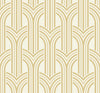 Malibu Broadway Arches Wallpaper - Contemporary Geometric - Golden Nugget | Malibu Wallpaper
