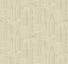 Malibu Manhattan Skyline Wallpaper - Contemporary Abstract - Aurum | Malibu Wallpaper