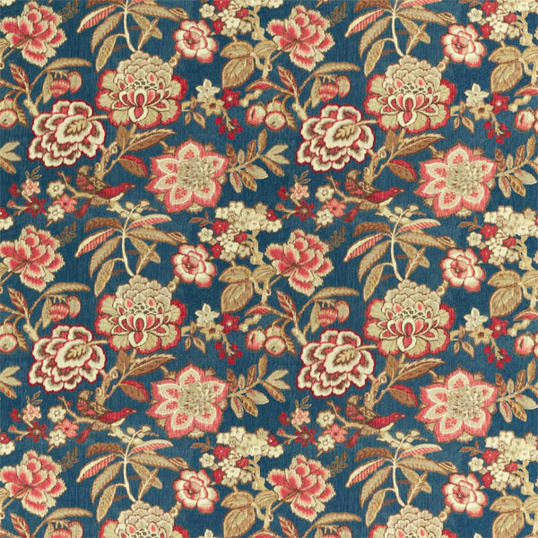 Indra Flower Indigo/Cherry | Sanderson