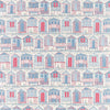New Tiger Stripe Wallcovering Blue/Ivory | Sanderson
