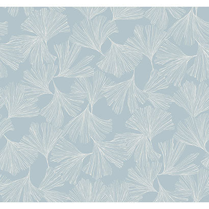 Cape May Silver Wallcovering | Jeffrey Stevens