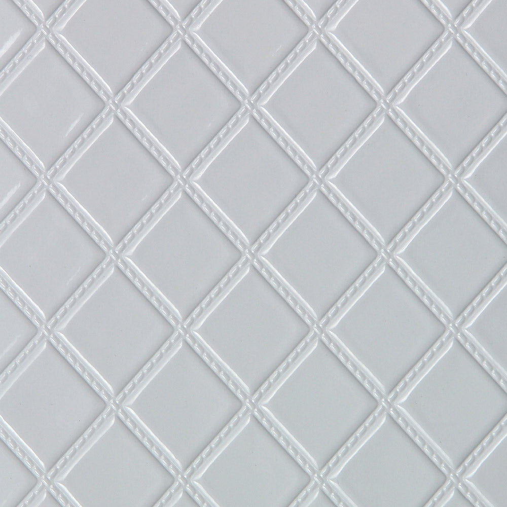 Trapuntato - White Wallcovering | Phillipe Romano