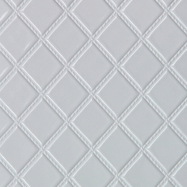 Trapuntato - White Wallcovering | Phillipe Romano