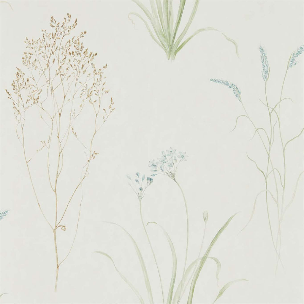 Summer Harvest Cornflower/Wheat | Sanderson detail 3