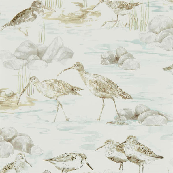 Estuary Birds Mist/Ivory | Sanderson