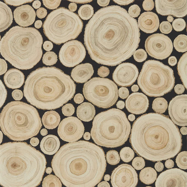 Alnwick Logs Lacquer Black | Sanderson