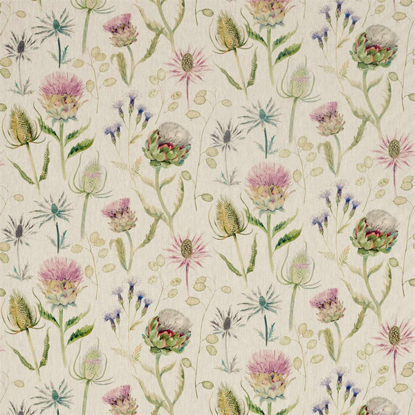 Thistle Garden Linen Thistle/Fig | Sanderson