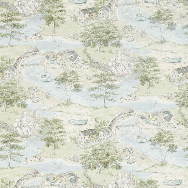 Sea Houses Tidewater Blue | Sanderson