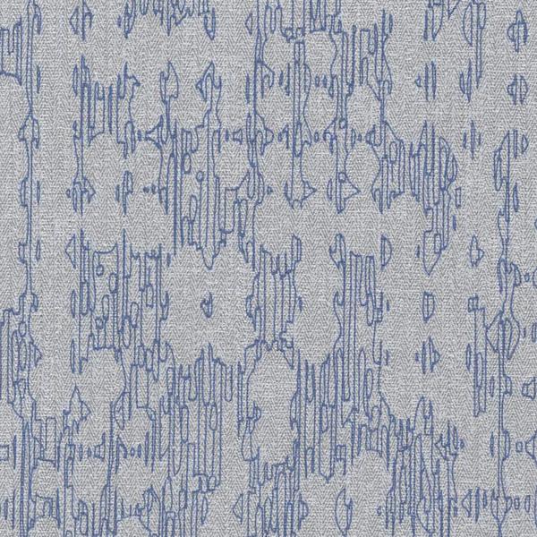 Madrid Sketchbook Cobalt Wallcovering | Phillipe Romano