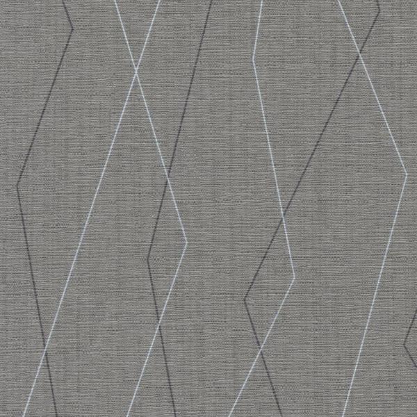 Madrid Cliffhanger Graphite Wallcovering | Phillipe Romano