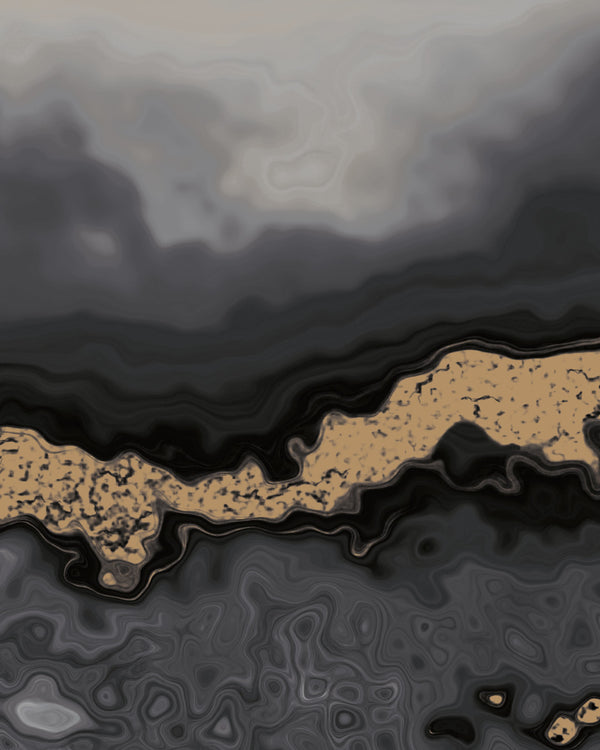 Rome Naturalist Smokey Quartz Wallcovering | Phillipe Romano