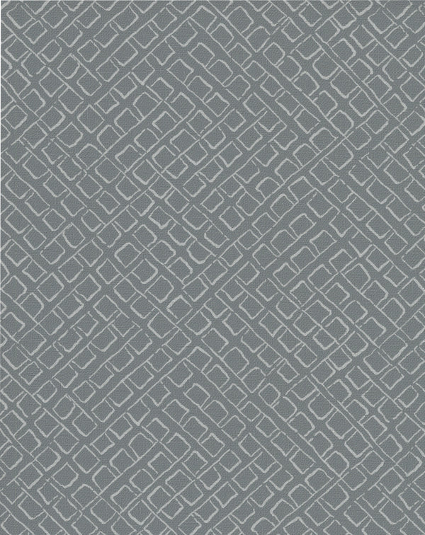 Rome Mala Azure Wallcovering | Phillipe Romano