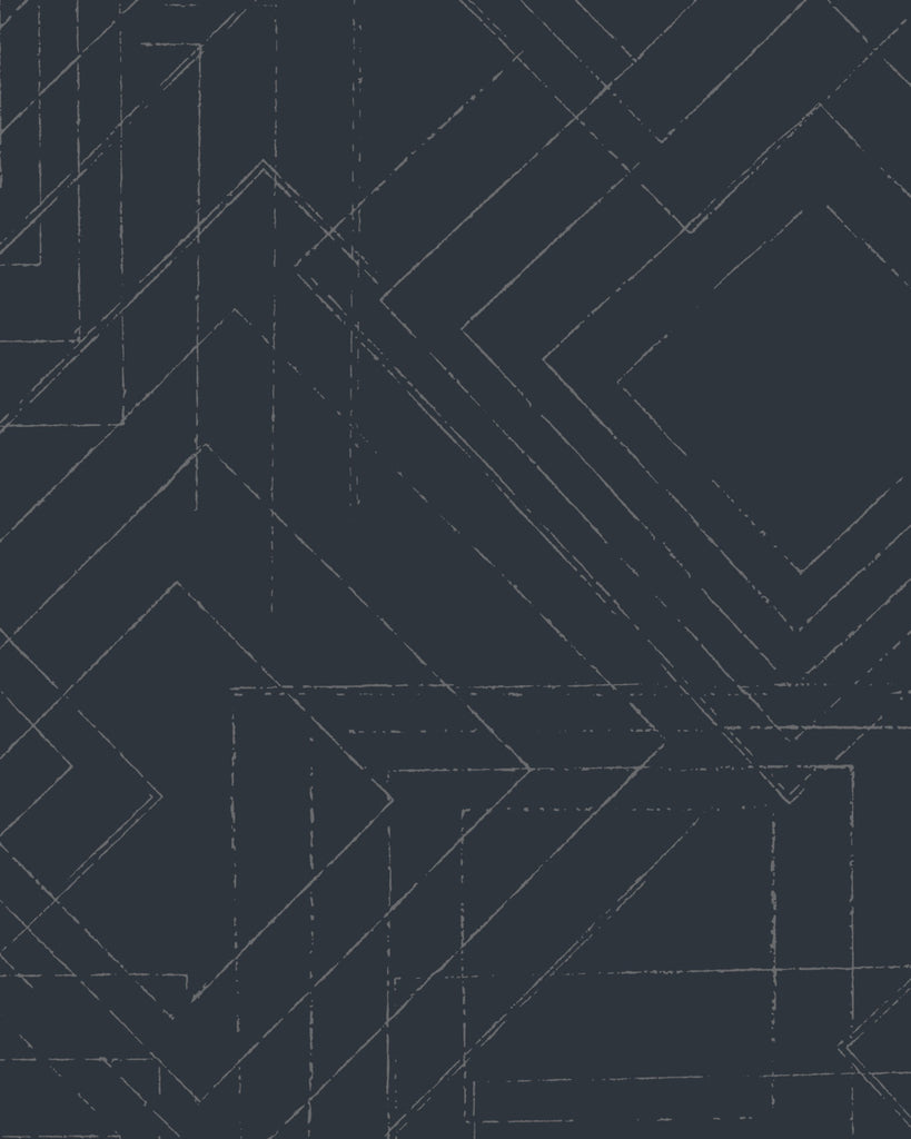 Rome Refract Moonlight Wallcovering | Phillipe Romano