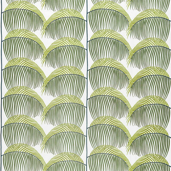 Manila Embroidery Lime | Sanderson