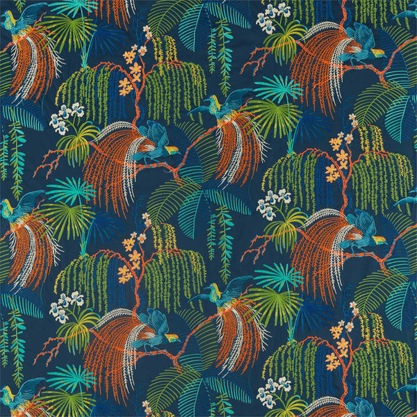 Rain Forest Embroidery Embroidery Tropical Night | Sanderson