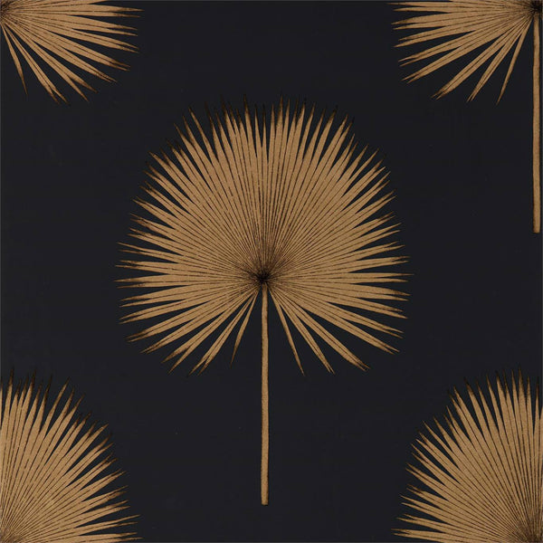 Fan Palm Charcoal/Gold | Sanderson