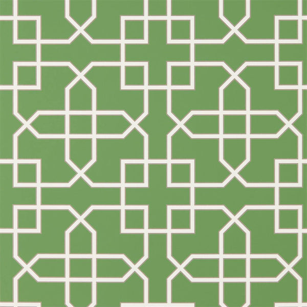 Hampton Trellis Botanical Green | Sanderson