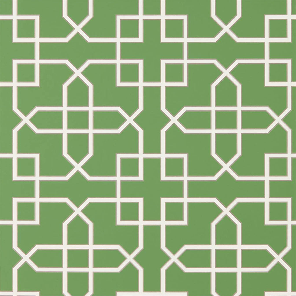 Hampton Trellis Botanical Green | Sanderson