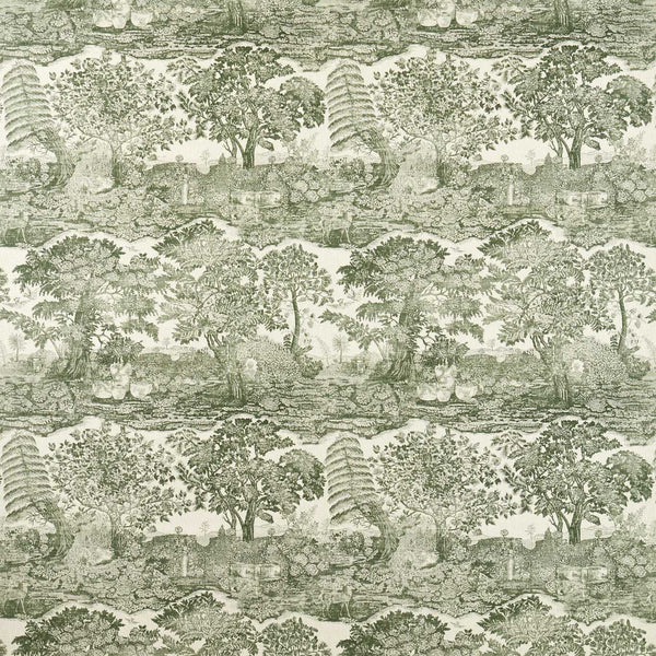 Highgrove Toile Yew Green | Sanderson