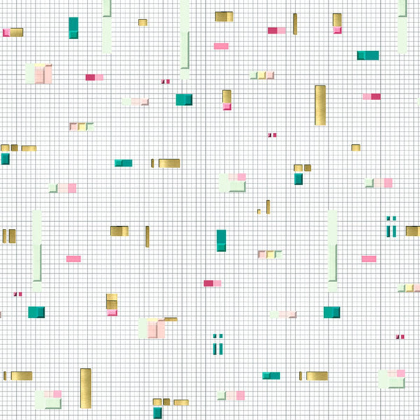 Pixels Pink DI 3304-1, Roll Vinyl Wallcoverings | Tres Tintas