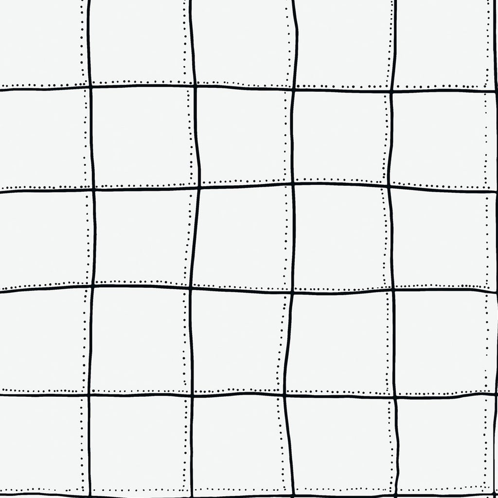Squares Black DI 3308-1, Roll Vinyl