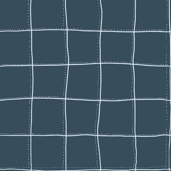 Squares Blue DI 3308-3, Roll Vinyl Wallcoverings | Tres Tintas