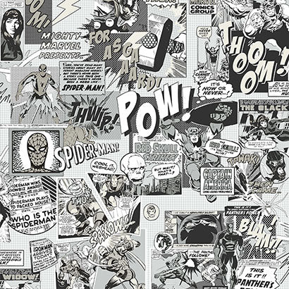 Marvel Comics Pow! Wallpaper | Jeffrey Stevens