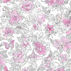 Disney Princess Royal Floral Wallpaper | Jeffrey Stevens