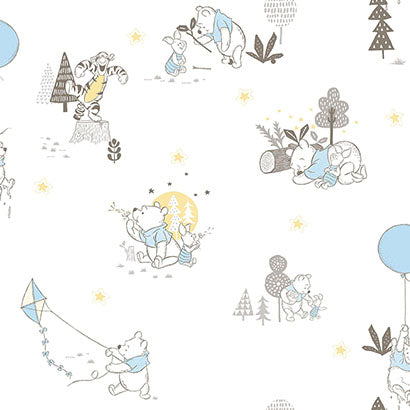 Disney Winnie the Pooh Playmates Wallpaper | Jeffrey Stevens