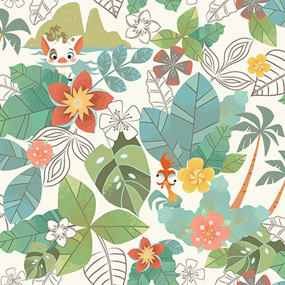 Disney Moana Jungle Wallpaper | Jeffrey Stevens