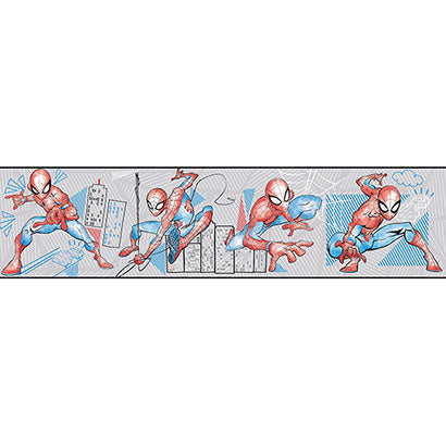 Spider-Man Fracture Border Wallpaper Border | Jeffrey Stevens