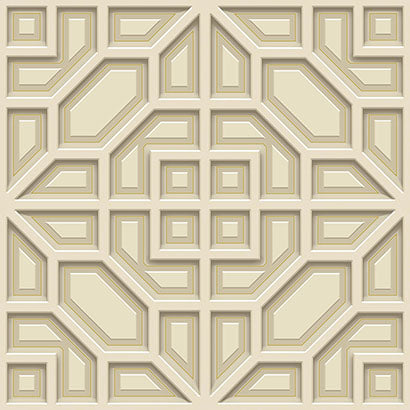 Asian Lattice Wallpaper | Jeffrey Stevens