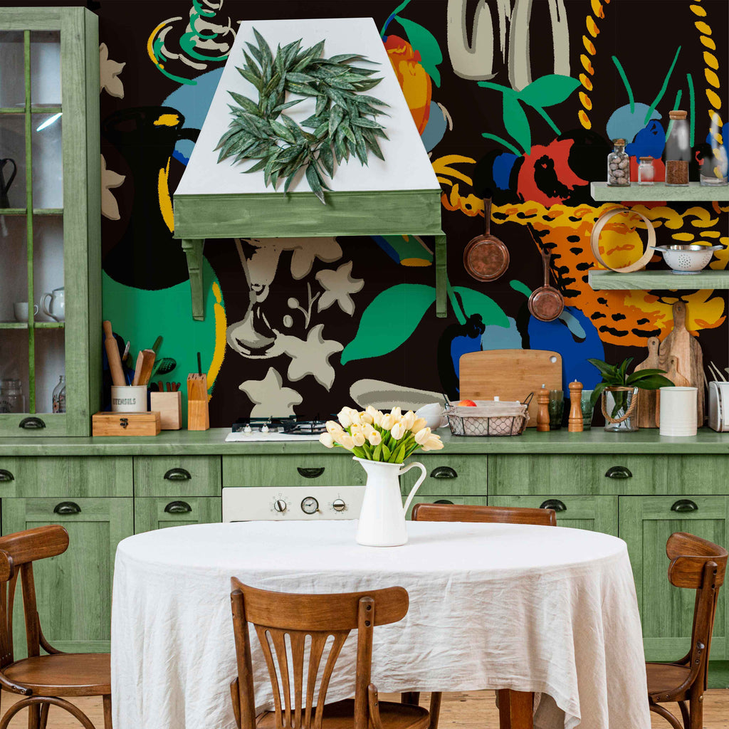 Hillville Muralª  - 1940's Modern Geometric Wallcovering | DW Bespoke Studios