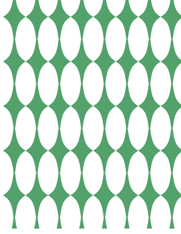 Mod Squad Wallcovering - 105 Deep Green by Fentucci Wallcovering
