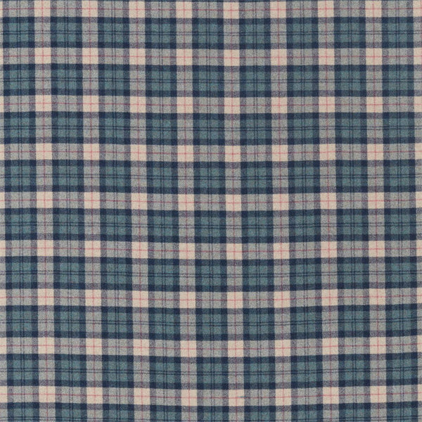 Fenton Check Teal | Sanderson