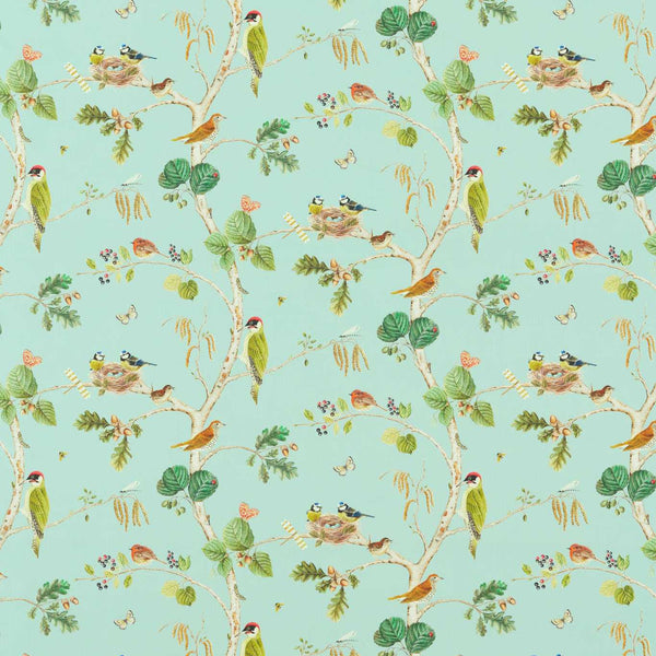 Woodland Chorus Sky Blue/Multi | Sanderson
