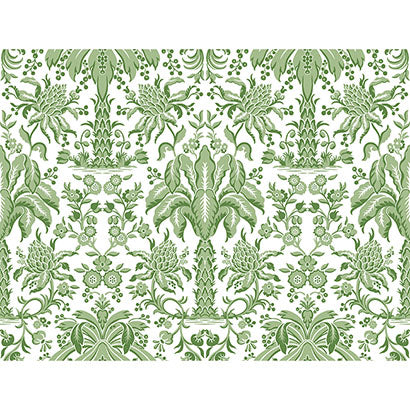 Palmetto Palm Damask Wallpaper | Jeffrey Stevens