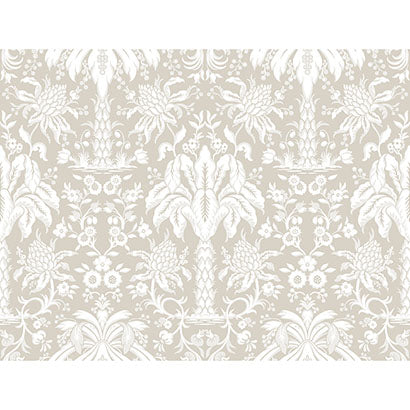 Palmetto Palm Damask Wallpaper | Jeffrey Stevens