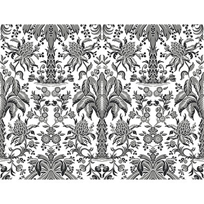 Palmetto Palm Damask Wallpaper | Jeffrey Stevens