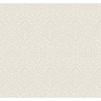 Florence Cream Wallcovering | Jeffrey Stevens
