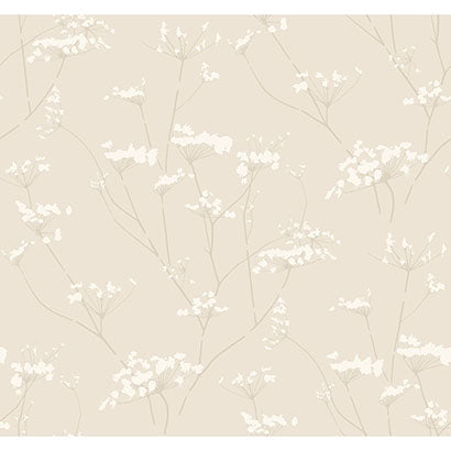 Stonington Maine Cream Wallcovering | Jeffrey Stevens