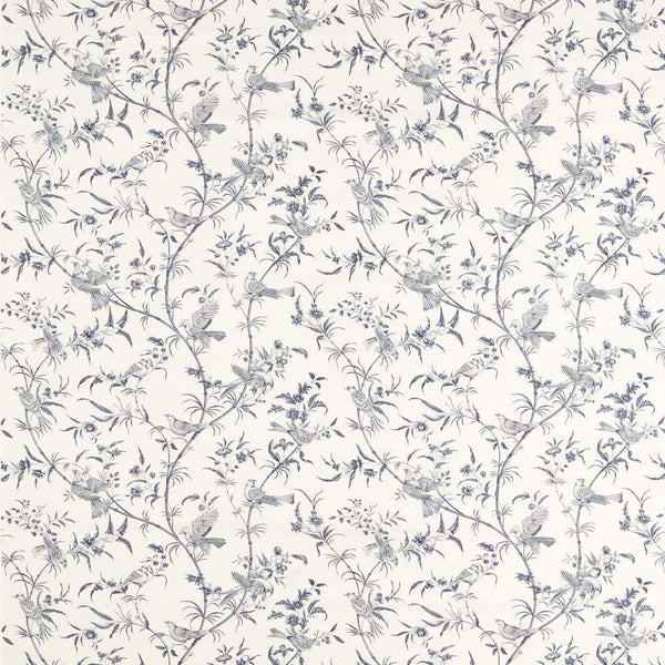 Paradise Woods Toile Woad | Sanderson