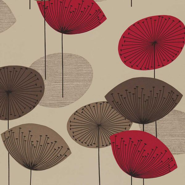 Dandelion Clocks Red | Sanderson