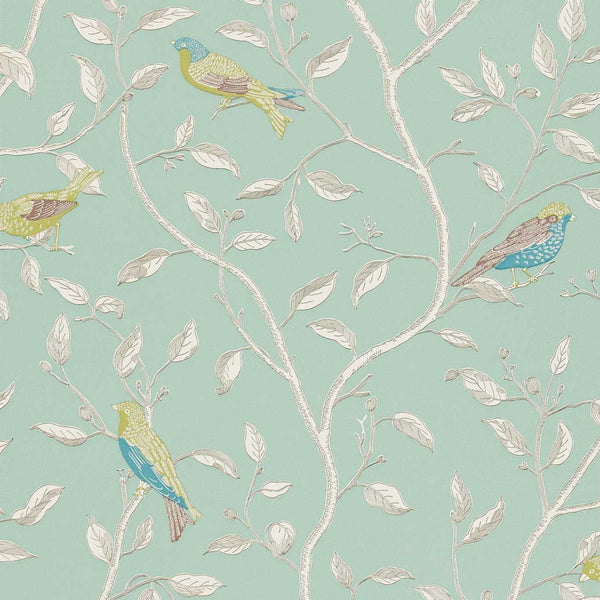 Finches Duck Egg | Sanderson