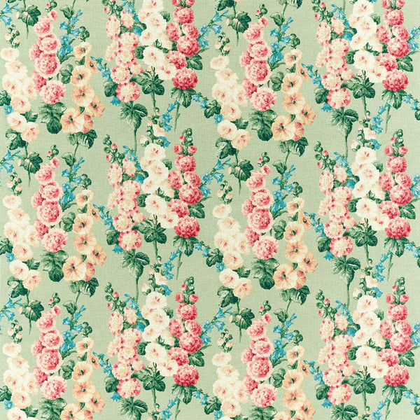 Hollyhocks Sage/ Rose | Sanderson