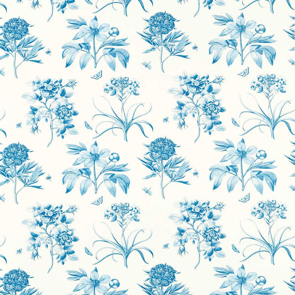 Etchings & Roses China/ Blue | Sanderson